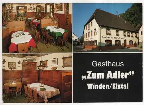 [Ansichtskarte] GERMANY - Winden / Elztal - Gasthaus Zum Adler. 