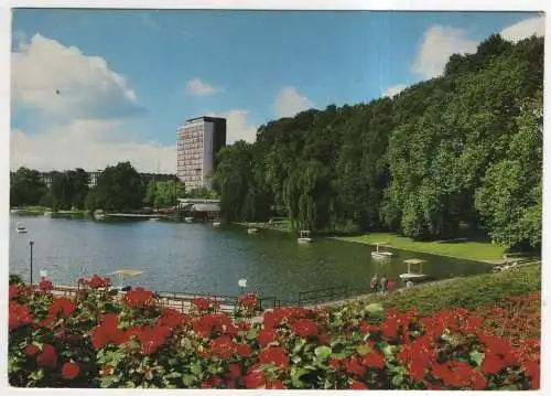 [Ansichtskarte] GERMANY - Karlsruhe - Stadtgartensee. 