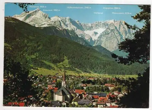 [Ansichtskarte] GERMANY - Garmisch-Partenkirchen - Ortsteil Partenkirchen. 