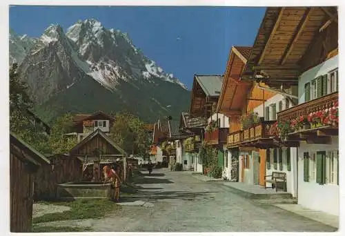 [Ansichtskarte] GERMANY - Garmisch-Partenkirchen - Frühlingsstraße  in Garmisch. 