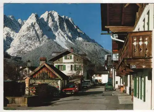 [Ansichtskarte] GERMANY - Garmisch-Partenkirchen - Frühlingsstraße in Garmisch. 