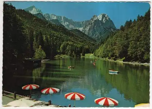 [Ansichtskarte] GERMANY - Garmisch-Partenkirchen - Rießersee. 