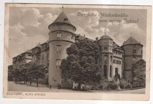 [Ansichtskarte] GERMANY - Stuttgart - Altes Schloss. 