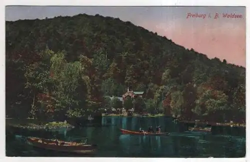 [Ansichtskarte] GERMANY - Freiburg i. Br. - Waldsee. 