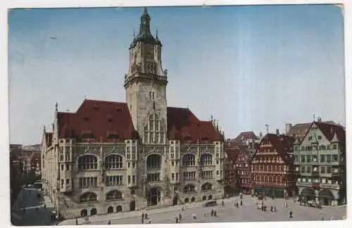 [Ansichtskarte] GERMANY -  Stuttgart - Rathaus. 