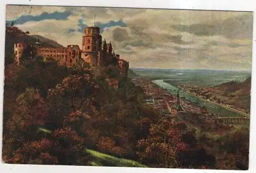 [Ansichtskarte] GERMANY - Heidelberg von der Terrasse gesehen. 