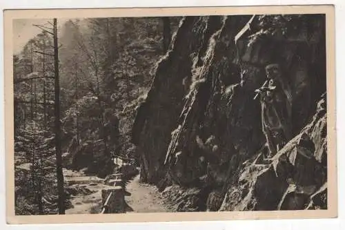 [Ansichtskarte] GERMANY - Höllental - badischer Schwarzwald - Jägerpfad. 