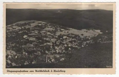 [Ansichtskarte] GERMANY -  Flugaufnahme von Waldhilsbach b. Heidelberg. 