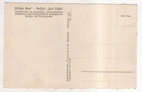 [Ansichtskarte] GERMANY -  Flugaufnahme von Waldhilsbach b. Heidelberg. 