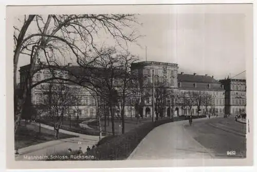 [Ansichtskarte] GERMANY -  Mannheim - Schloss - Rückseite. 