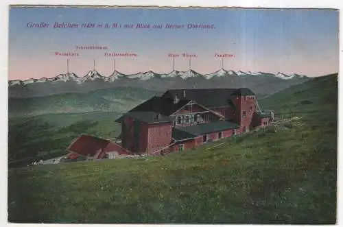 [Ansichtskarte] GERMANY -  Großer Belchen mit Blick auf Berner Oberland. 