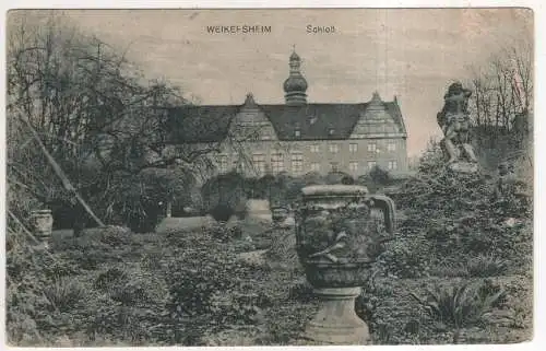 [Ansichtskarte] GERMANY - Weikersheim - Schloß. 