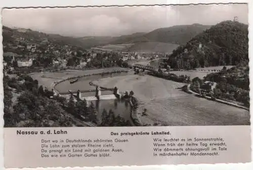 [Ansichtskarte] GERMANY - Nassau a. d. Lahn -  Lahnlied. 