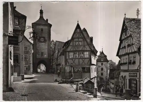 [Ansichtskarte] GERMANY - Rothenburg ob der Tauber - Plönlein. 