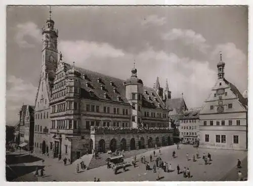 [Ansichtskarte] GERMANY - Rothenburg ob der Tauber - Rathaus. 