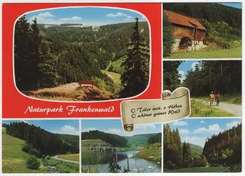 [Ansichtskarte] GERMANY - Naturpark Frankenwald. 