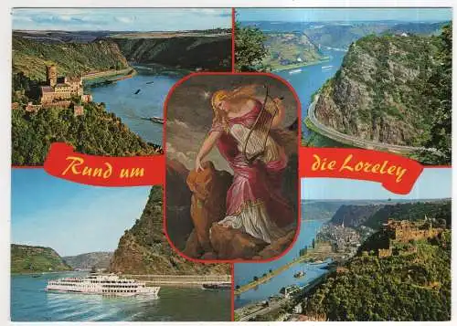 [Ansichtskarte] GERMANY - Rund um die Loreley. 