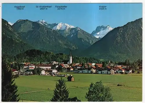 [Ansichtskarte] GERMANY - Oberstdorf im Allgäu. 