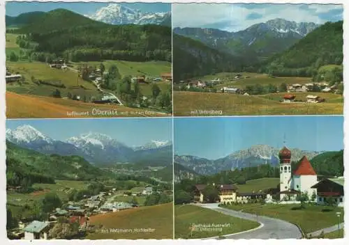 [Ansichtskarte] GERMANY - Oberau bei Berchtesgaden. 