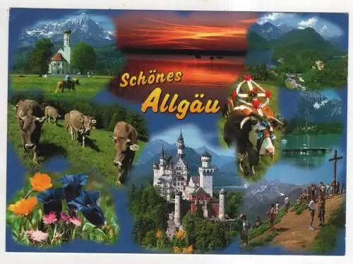 [Ansichtskarte] GERMANY - Schönes Allgäu. 