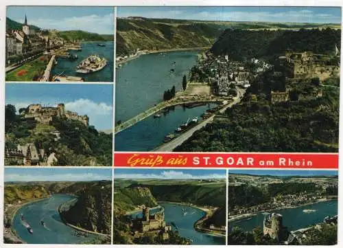 [Ansichtskarte] GERMANY - St. Goar am Rhein. 