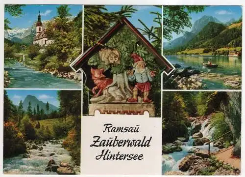 [Ansichtskarte] GERMANY - Ramsau - Zauberwald - Hintersee. 