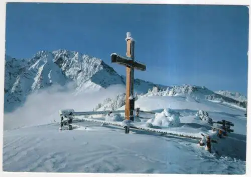 [Ansichtskarte] GERMANY - Gipfelkreuz am Roßfeld. 