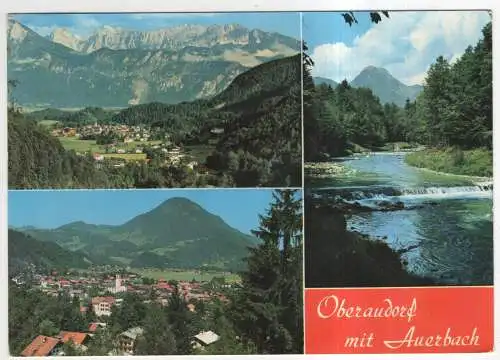 [Ansichtskarte] GERMANY - Oberaudorf mit Auerbach. 