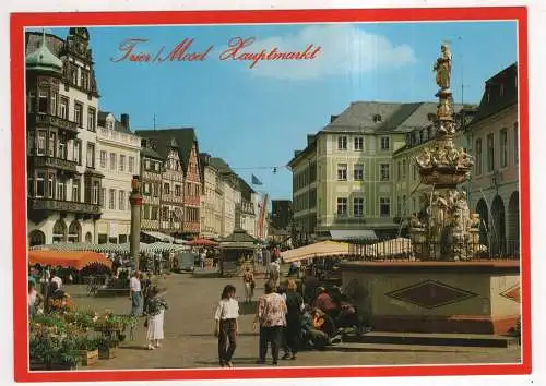 [Ansichtskarte] GERMANY - Trier / Mosel - Hauptmarkt. 