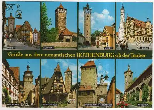 [Ansichtskarte] GERMANY - Rothenburg ob der Tauber. 