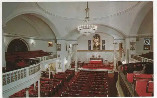 [Ansichtskarte] USA - Washington D. C. - St. John's Church - interior view. 