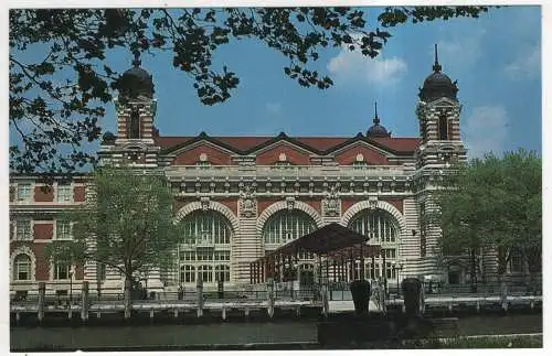 [Ansichtskarte] USA - New York - Ellis Island. 