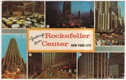 [Ansichtskarte] USA - New York - Rockefeller Center. 