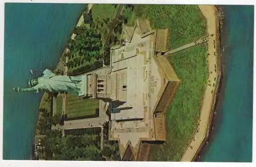 [Ansichtskarte] USA - New York - Statue of Liberty on Liberty Island. 