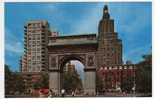 [Ansichtskarte] USA - New York - Washington Arch in Washington Square. 