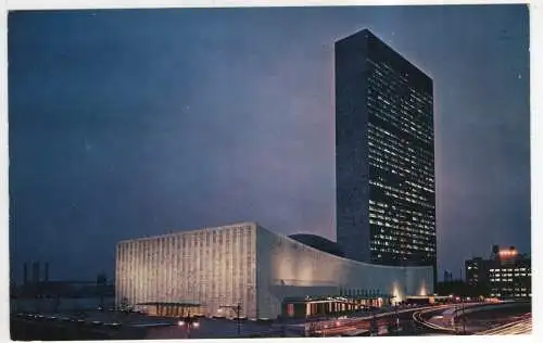 [Ansichtskarte] USA - New York - United Nations Headquarters. 