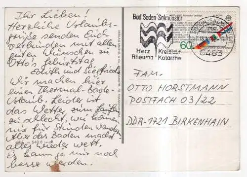 [Ansichtskarte] GERMANY - Bad Soden bei Salmünster. 