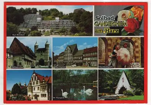 [Ansichtskarte] GERMANY - Bad Gandersheim am Harz. 