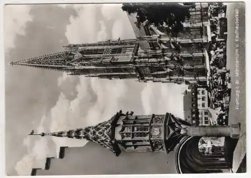 [Ansichtskarte] GERMANY - Freiburg i. Br. - Münsterturm und Kaufhauserker. 