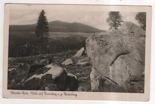 [Ansichtskarte] GERMANY - Schierke / Harz - Blick auf Wurmberg u. gr. Winterberg. 