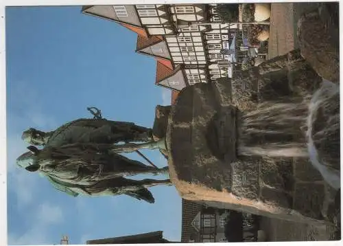 [Ansichtskarte] GERMANY - Wolfenbüttel - Herzog-August-Denkmal auf dem Stadtmarkt. 