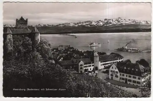 [Ansichtskarte] GERMANY - Meersburg / Bodensee mit Schweizer Bergen. 