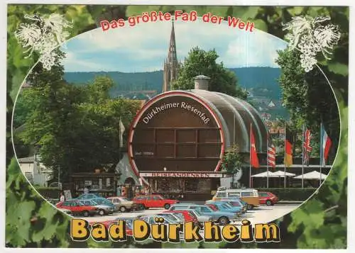 [Ansichtskarte] GERMANY -  Bad Dürkheim - Das größte Faß der Welt. 