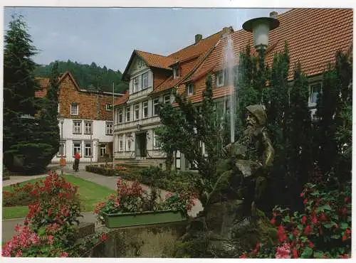 [Ansichtskarte] GERMANY -  Bad Grund / Oberharz - Hübichenbrunnen am Marktplatz. 