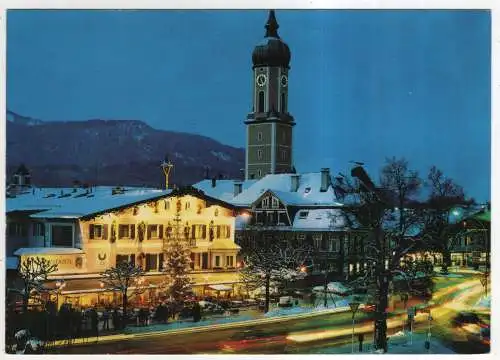 [Ansichtskarte] GERMANY - Garmisch-Partenkirchen - Marienplatz in Garmisch. 