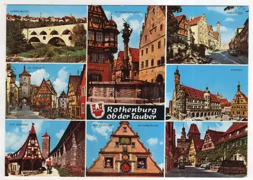 [Ansichtskarte] GERMANY - Rothenburg ob der Tauber. 