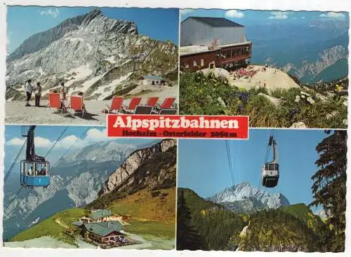 [Ansichtskarte] GERMANY - Alpspitzbahnen Garmisch-Partenkirchen. 