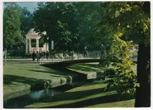 [Ansichtskarte] GERMANY - Bad Salzuflen - Kurpark mit Leopoldsprudel. 