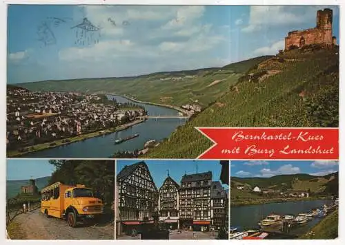 [Ansichtskarte] GERMANY - Bernkastel-Kues mit Burg Landshut. 