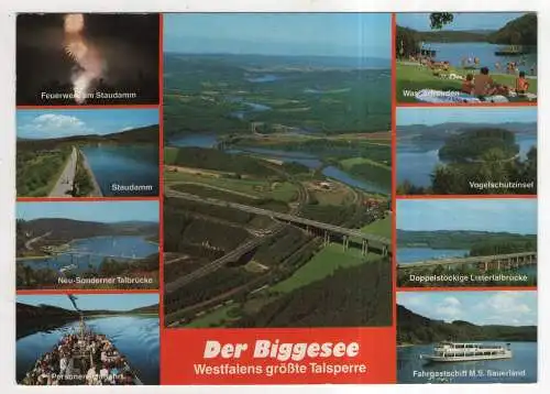 [Ansichtskarte] GERMANY - Biggesee - Talsperre. 